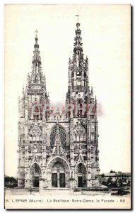 Old Postcard Lepine The Notre Dame Facade