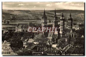 Old Postcard Naumburg Saale Dom und Oberlandesqeridit