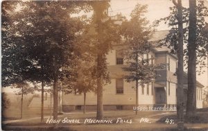 High School Building - Mechanic Falls, Maine ME  