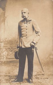 L521 Royalty Austria Emperor Franz Josef vintage postcard