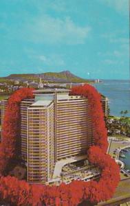 Hawaii Ilikai On Waikiki Yacht Harbor 1965