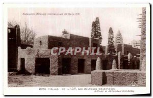 Old Postcard From Paris L F A O Boutiques Sudanese International Colonial Exp...