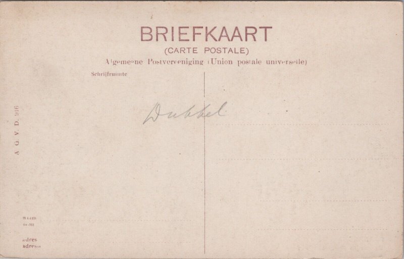 Netherlands Dordrecht Blauwpoort Buitenzijde Afgebroken 1907 Postcard 09.33