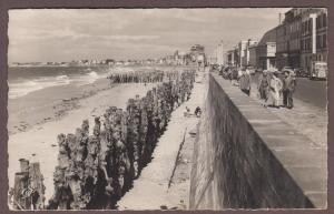 Saint Malo Brittany France 1950s RPPC Real Photo Postcard English Channel