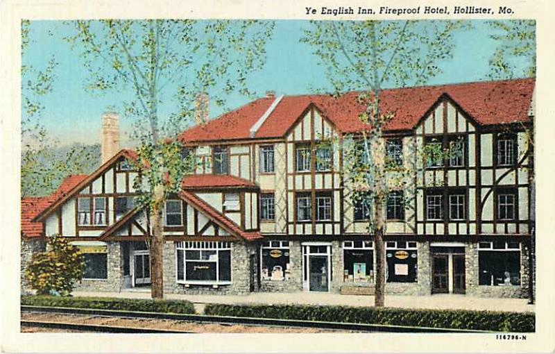 Ye English Inn Fireproof Hotel Hollister MO Missouri Linen