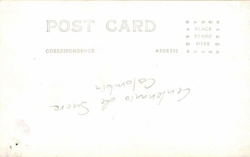 colombia, Centenario de Sucre, Militairy (1930s) RPPC 