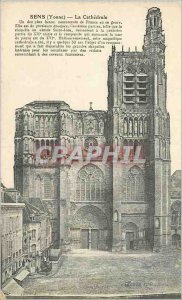 Old Postcard Sens (Yonne) La Cathedrale