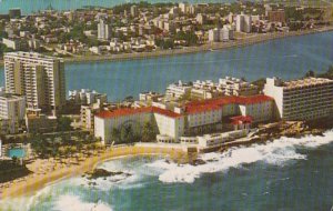 Puerto Rico San Juan Condado Beach Hotel 1970