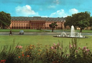 Postcard Koblenz Schlob Castle Fountain Koblenz Germany