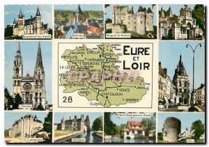 Postcard Modern Eure et Loir Chartres Beaumont altars Epernon Nogent Rotrou A...