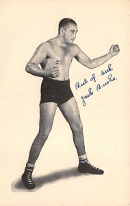 Jack Bushu autographed card Wrestling Unused 
