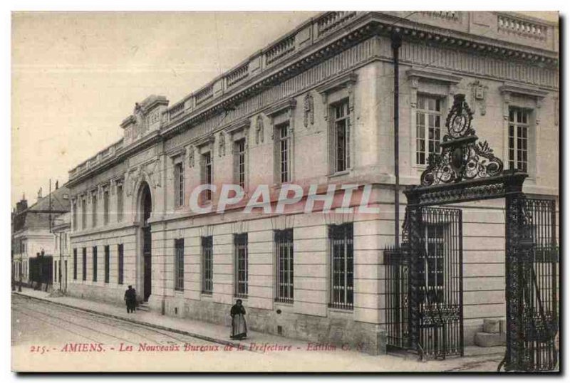 Old Postcard Amiens New Offices of the Prefecture