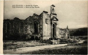 CPA Les Eparges - Ruines de l'Eglise (1037520)