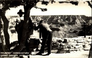 Grand Canyon National Park Arizona AZ Yavapai Observation RPPC Vintage PC