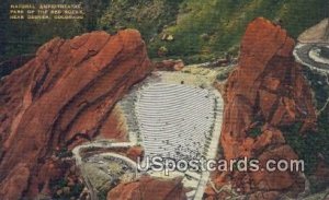 Natural Amphitheatre, Red Rocks - Denver, Colorado CO