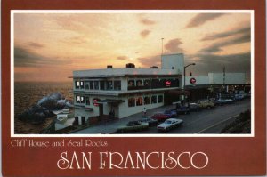 Postcard CA San Francisco Cliff House and Seal Rocks