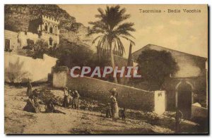 Old Postcard Taormina Badia Vecchia Women