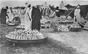 US32 postcard Morocco Casablanca pattisserie couscous Ciethnic traditions