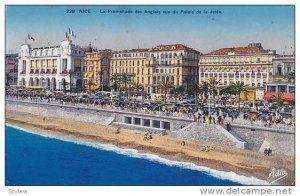 NICE, La Promenade des Anglais vue du Palais de la Jetee, Provence-Alpes-Cote...