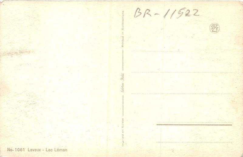 BR11522 Lavaux Lac leman switzerland