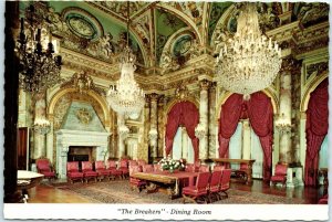 Postcard - The Breakers - Dining Room - Ochre Point - Newport, Rhode Island 