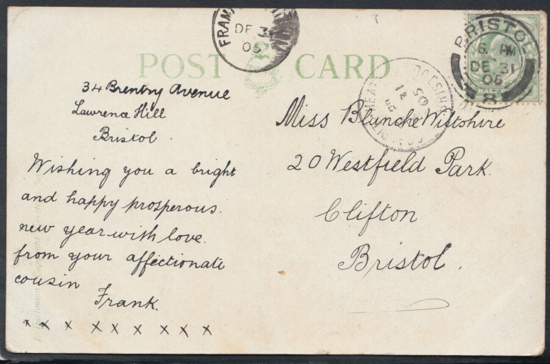 Greetings Postcard - Actresses - A Prosperous 1906 -   RS13803 