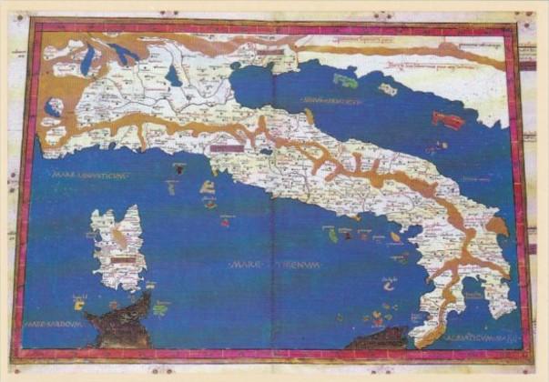 Map Carta dell'Italia Biblioteca Apostolica Vaticana