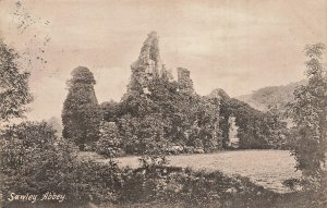 RUINS OF SAWLEY ABBEY LANCASHIRE ENGLAND~1906 FRITH PHOTO POSTCARD