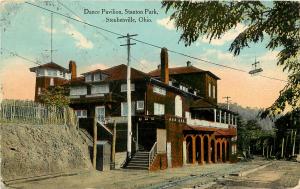 c1910 Postcard; Dance Pavillion, Stanton Park, Steubenville OH Jefferson County
