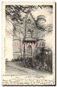 Postcard Old Coye Chateau de la Reine Blanche south view