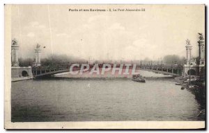 Old Postcard Paris and its Environs Pont Alexandre III