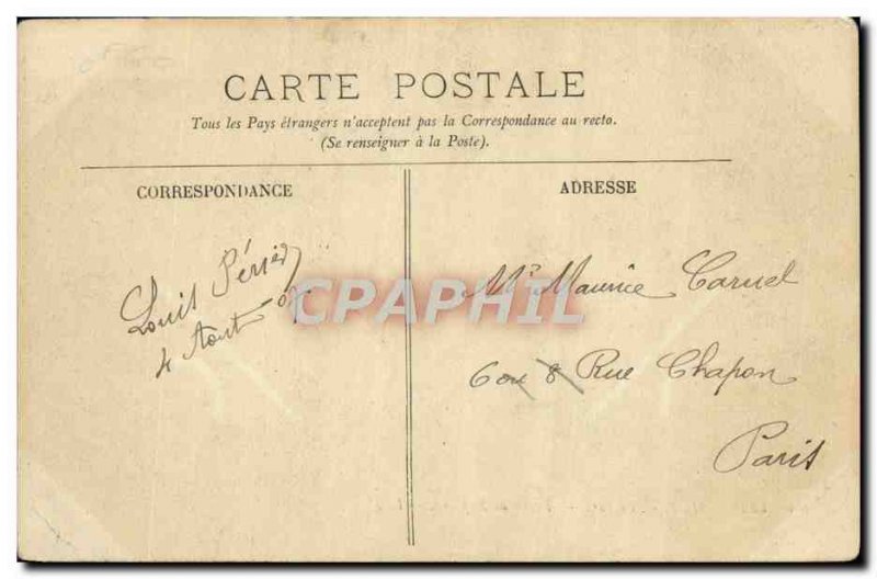 Old Postcard Versailles Park BASIN Neptune