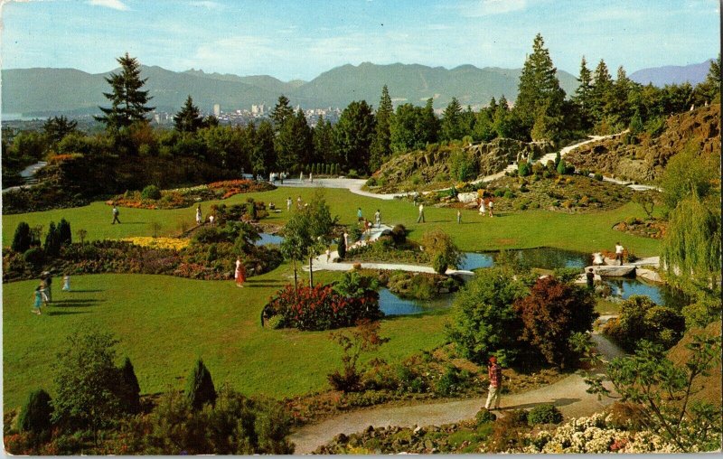 Rock Gardens Arboretum Little Mountain Vancouver Rolly Ford Photo Postvard UNP 