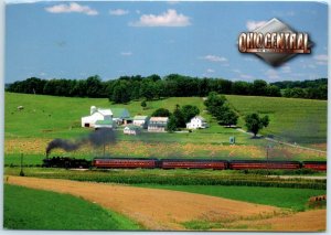 M-14382 Beautiful Amish farms Ohio Central The Buckeye Route Sugarcreek Ohio