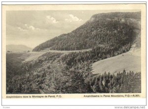 PERCE, Quebec, Canada, 1900-1910's; Amphitheatre Dans La Montagne De Perce