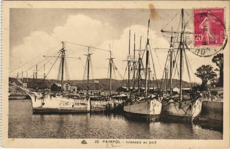 CPA ak paimpol-icelandic au port ships (1206965) 