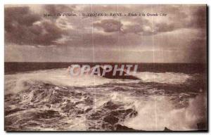 Old Postcard Island of Oleron St Trojan les Bains study was the Grande Cote