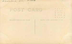 c1910 Ashland Oregon Logging Lumber Industry Mill Railroad Burner RPPC Postcard