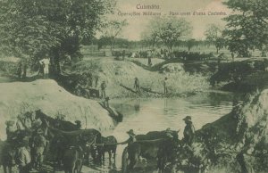 Angola Cuamato Military African Antique Postcard