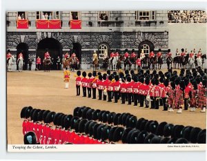 Postcard Trooping The Colour London England