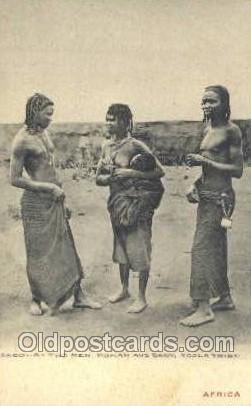 Angola, Ngola Tribe African Nude Unused 