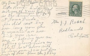 RPPC SALEM, OREGON From Capitol Dome Marion County 1920 Vintage Photo Postcard