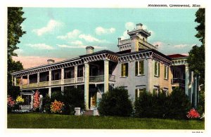 Postcard HOUSE SCENE Greenwood Mississippi MS AQ7712