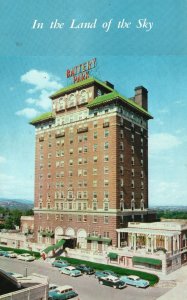 Vintage Postcard 1957 Battery Park Hotel Great Smokies & Blue Ridge Asheville NC