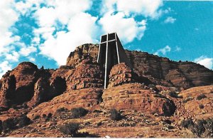 Front View of Chapel of the Holy Cross 1957 Sedona Arizona