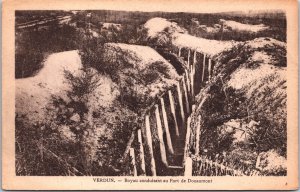 Military Verdun Boyau Conduisant au Fort de Douaumont World War 1 Postcard 09.02