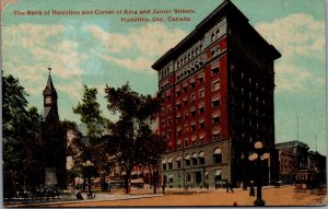 Canada The Bank of Hamilton and Corner King and James Street Hamilton Ont C033