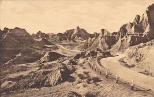 Cedar Pass Badlands Nat Monument South Dakota Albertype