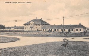 US34 postcard Canada Sainte-Anne-de-Bellevue, Quebec, Macdonald college poultry