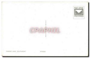 Old Postcard Southport Marine Lake